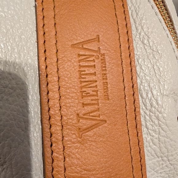 Valentina Cream and Tan Leather Women\'s Bag main image 7